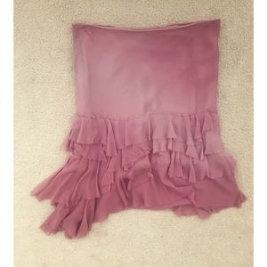 Pink Creme Skirt. 100% Silk